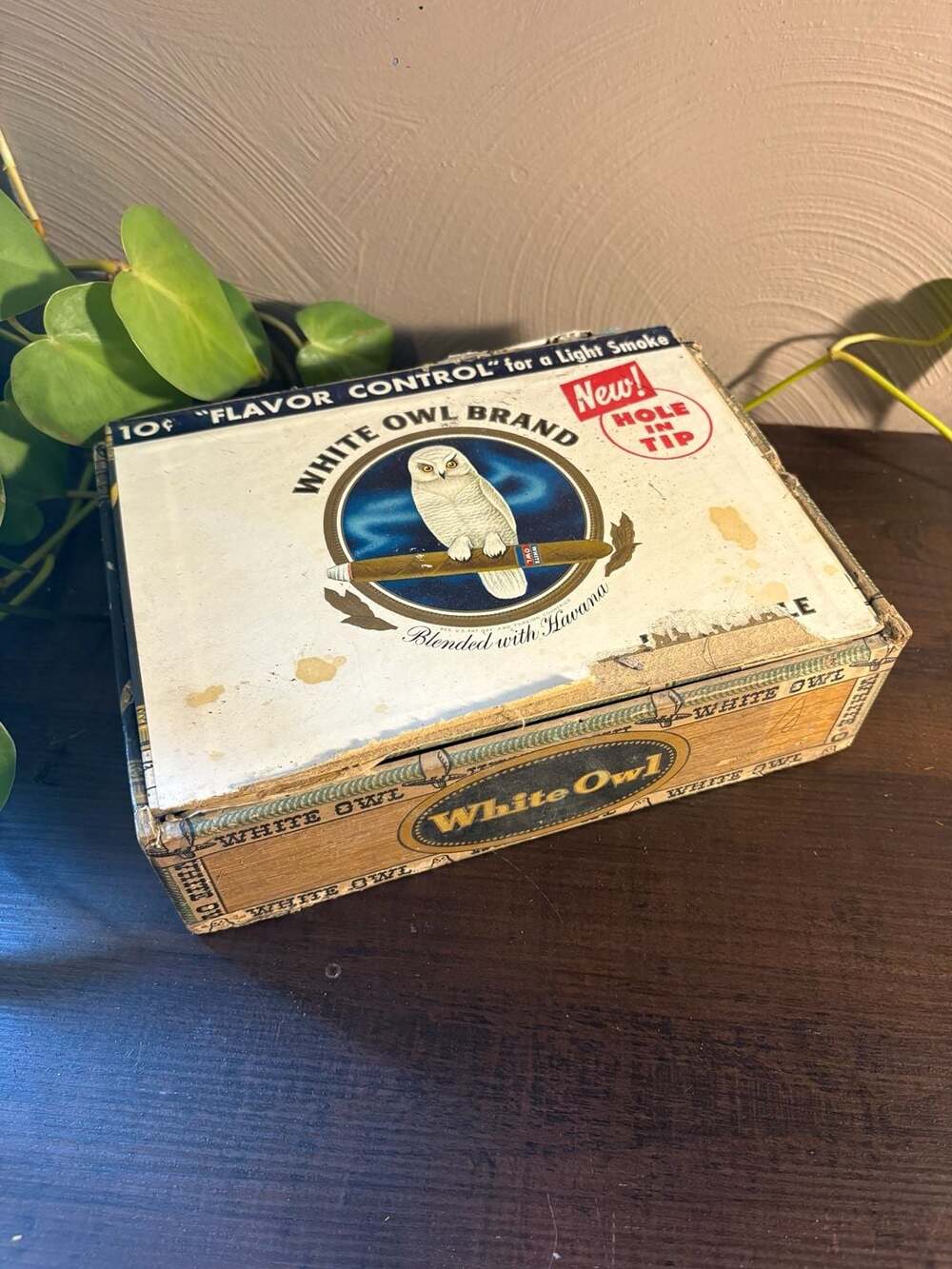 Vintage White Owl Cigar Box